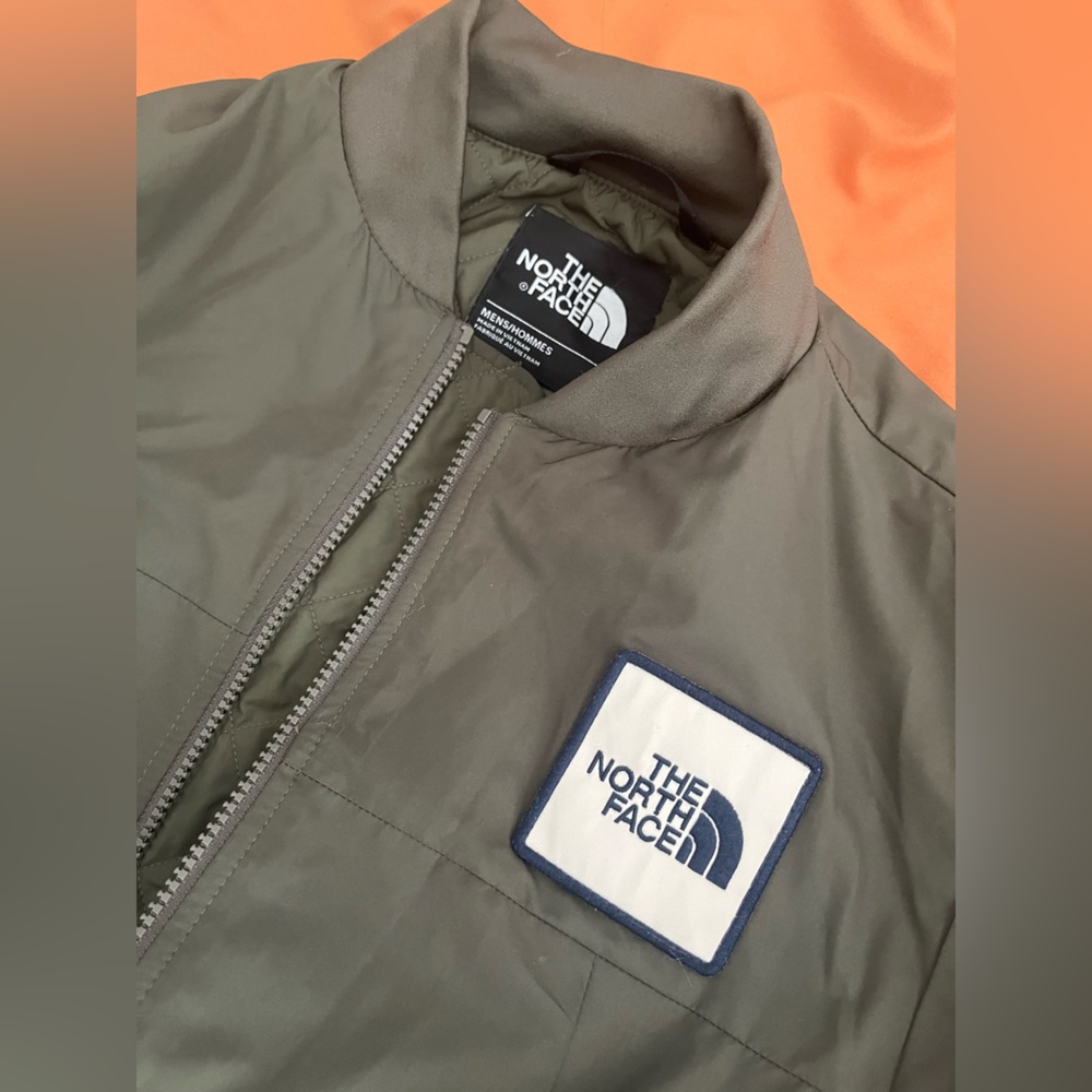The North Face Khaki bomber Jacket